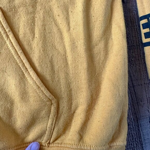 Neff Yellow Hoodie With Mickey Mouse Print - Picture 2 of 11